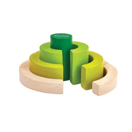 BLOQUES CURVADOS MADERA PLAN TOYS
