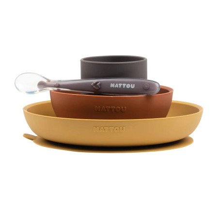 DINNER SET SILICONA NATTOU