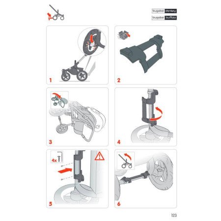 ADAPTADORES PATINETE CONFORT+ DONKEY/BUFALO BUGABOO
