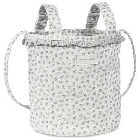 BOLSA LITTLE BLOOM FLOWERS GREY PASITO A PASITO