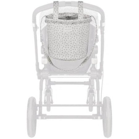 BOLSA LITTLE BLOOM FLOWERS GREY PASITO A PASITO