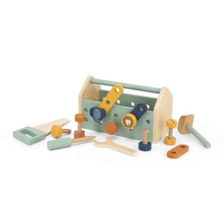 CAJA DE HERRAMIENTAS INFANTIL DE MADERA TRIXI