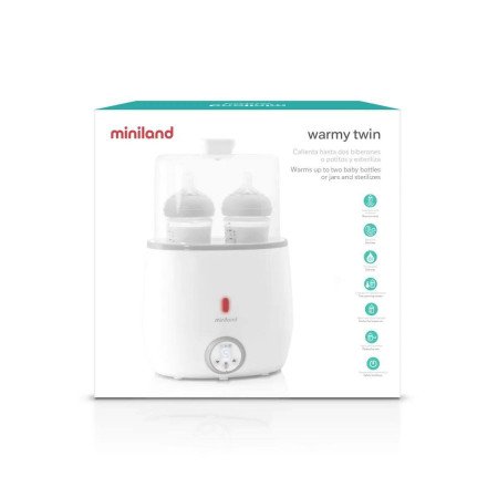 CALIENTA BIBERONES Y ESTERILIZADOR WARMY TWIN MINILAND