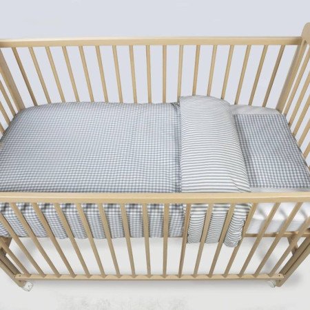 EDREDÓN NORD., BAJERA Y ALMOHADA PRALINÉ CUNA 120X60 WALKING MUM