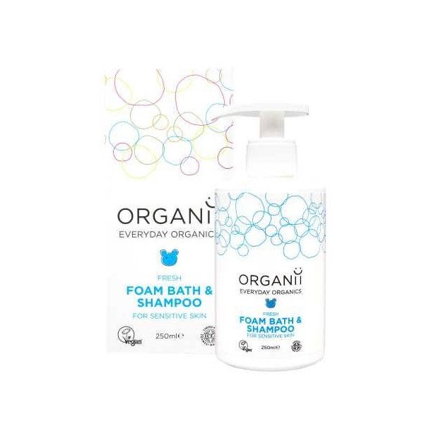 GEL DE BAÑO Y CHAMPU BEBE ORIGANII