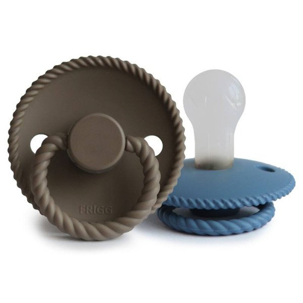 PACK 2 CHUPETES SILICONA ROPE FRIGG
