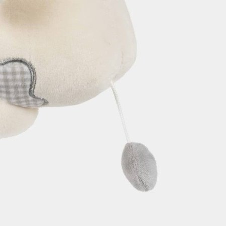 PELUCHE MUSICAL VACA LITTLE BLOOM GRIS
