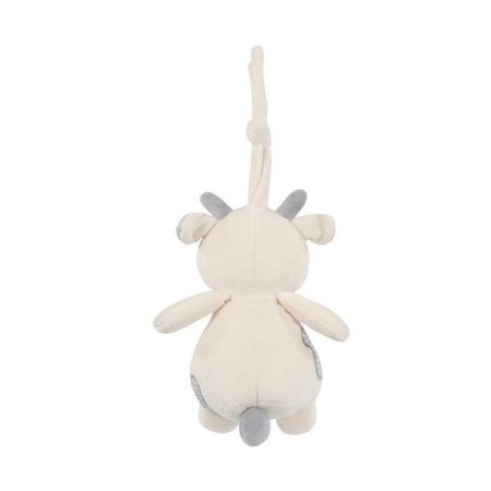 PELUCHE MUSICAL VACA LITTLE BLOOM GRIS