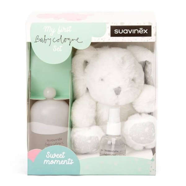 SET COLONIA Y PELUCHE SUAVINEX