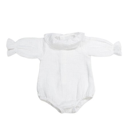 SET TRICOT JERSEY + RANITA + BODY BAMBULA BEIGE 0-1M/56 CM