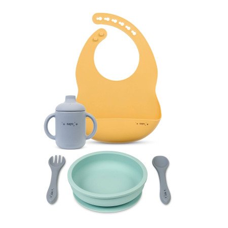 SET DE ALIMENTACION SILICONA "ALL IN ONE" SARO