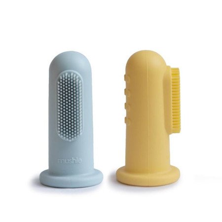 PACK 2 CEPILLOS DIENTES DEDO MUSHIE