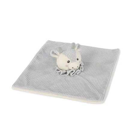 DOUDOU VACA LITTLE BLOOM GRIS