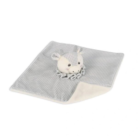 DOUDOU VACA LITTLE BLOOM GRIS
