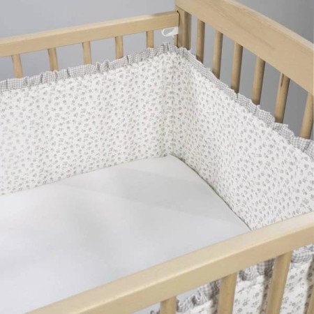 PROTECTOR CHICHONERA CUNA 120X60 LITTLE BLOOM PASITO