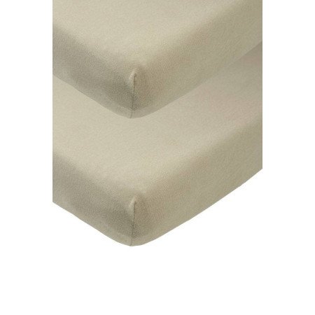 PACK 2 SABANAS AJUSTABLES DE CUNA 60 PUNTO MEYCO