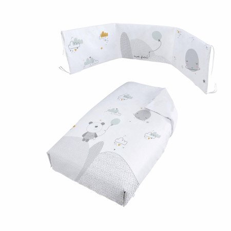 CUNA SWEET GLOBITO COLECHO + TEXTIL + COLCHÓN