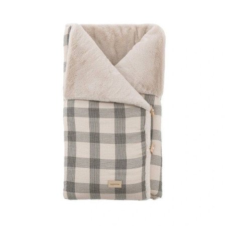 SACO CUCO CRUZADO SIN CAPUCHA INVIERNO NORA BABY - CAMBRASS