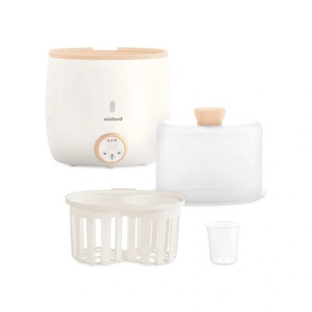 CALIENTA BIBERONES Y ESTERILIZADOR WARMY TWIN MINILAND BEIGE