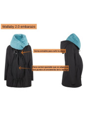 ABRIGO DE PORTEO/EMBARAZO WALLABY 2.0