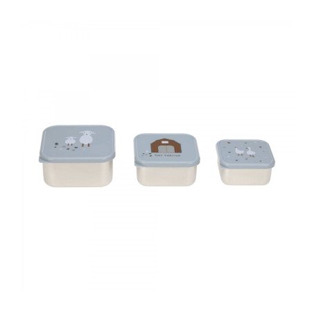 SNACKBOX 3 PCS ACERO INOX