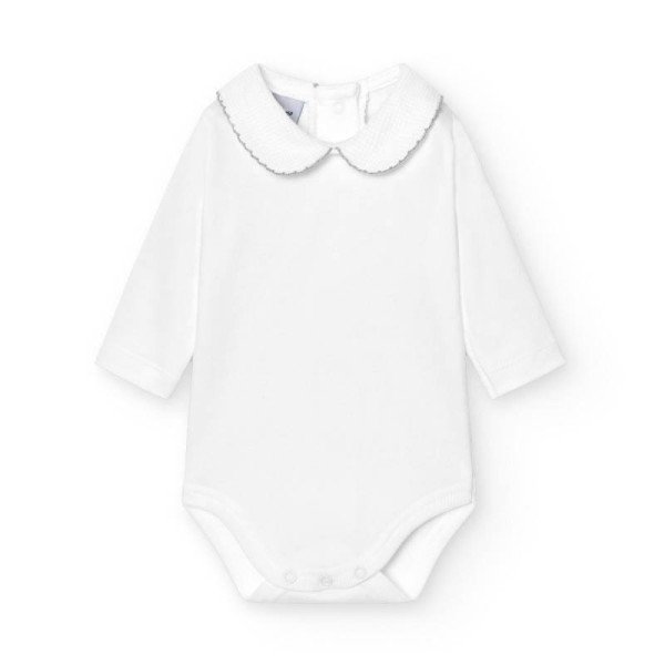 BODY MANGA LARGA CUELLO BEBÉ BABIDU
