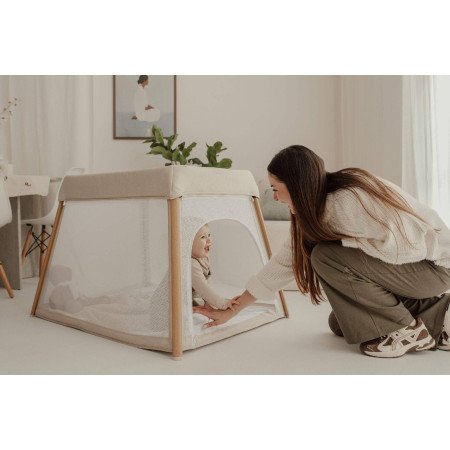 CUNA DE VIAJE NORDIC PURE WHITE BOOJUNGLE