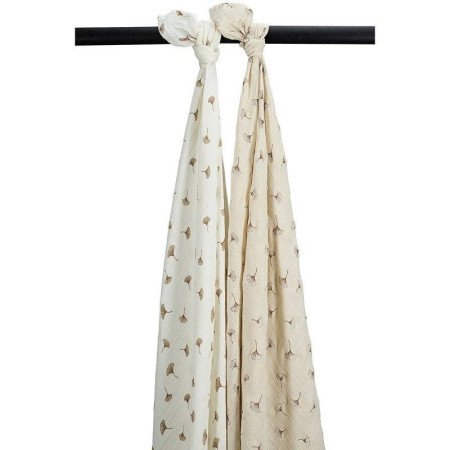 MUSELINA LAVADA GDE PACK DE 2 120x120CM ME-GINGKO