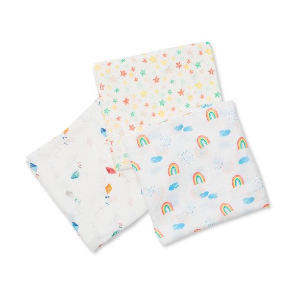 PACK 3 MUSELINAS 120 BAMBU LULUJO
