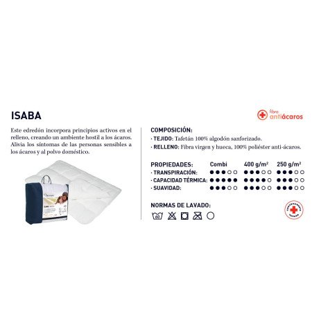 RELLENO NÓRDICO MOSHY ISABA 400 GR CAMA
