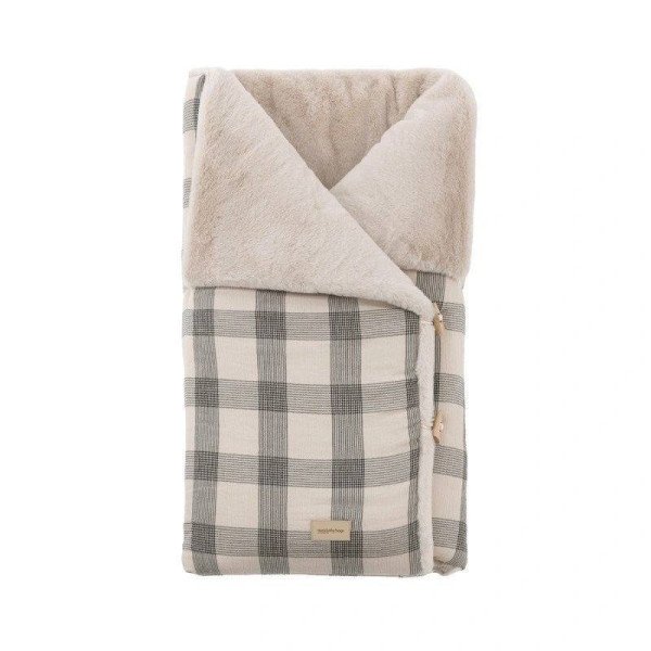 SACO CUCO CRUZADO SIN CAPUCHA INVIERNO NORA BABY - CAMBRASS