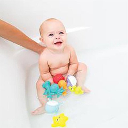 SET 8 ANIMALES DE BAÑO AQUARIUM