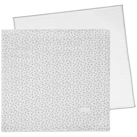 SET/2 MUSELINAS 70X70 CM LITTLE BLOOM PASITO A PASITO