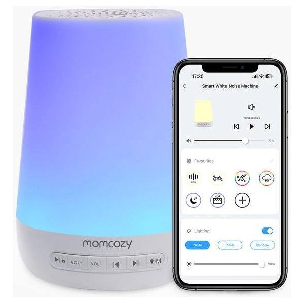 MAQUINA SONIDO BLANCO MOMCOZY