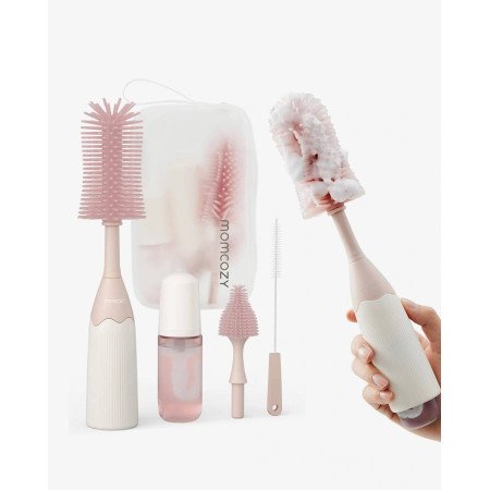 SET CEPILLOS PARA BIBERONES DISEÑO PUSH PRESS MOMCOZY