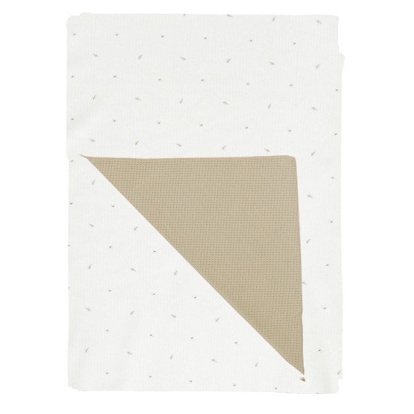MANTA ENTRETIEMPO WAFFLE+RIBANA DOBLE 80X110