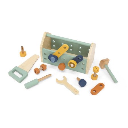 CAJA DE HERRAMIENTAS INFANTIL DE MADERA TRIXI