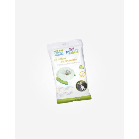 RECAMBIO 30 BOLSAS PARA ORINAL 2 EN 1 POTETTE PLUS SARO