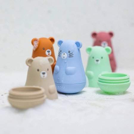 PACK JUGUETES DE SILICONA DESMONTABLES NATTOU
