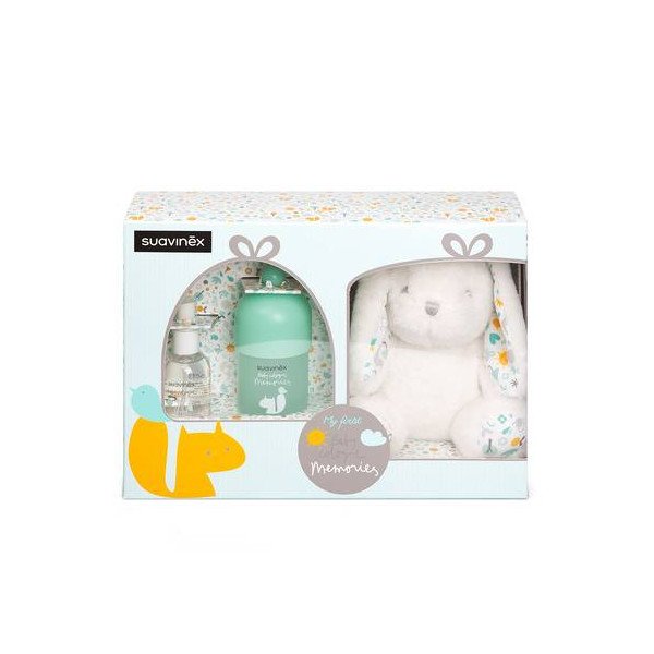 SET COLONIA Y PELUCHE SUAVINEX