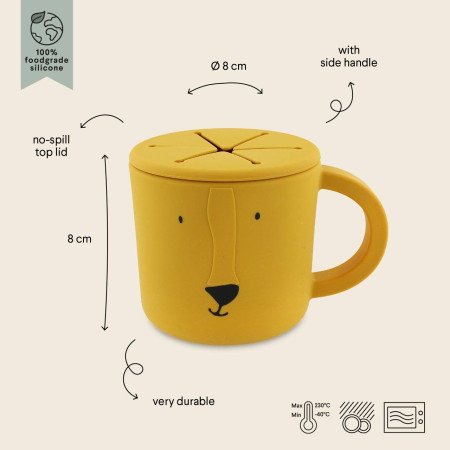 TAZA PARA SNACKS DE SILICONA TRIXIE