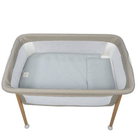 EDREDÓN NORD., BAJERA Y ALMOHADA PRALINÉ MINICUNA 90x50 WALKING MUM