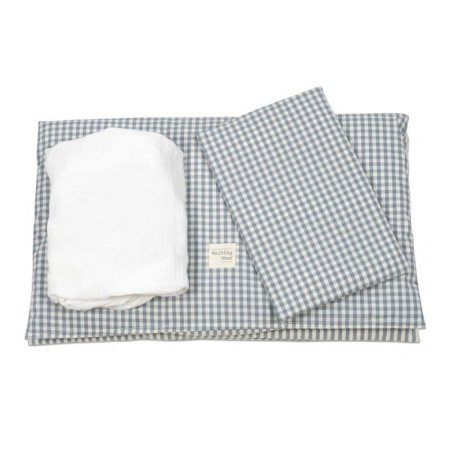 EDREDÓN NORD., BAJERA Y ALMOHADA PRALINÉ MINICUNA 90x50 WALKING MUM
