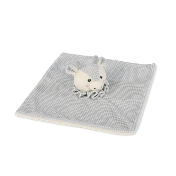 DOUDOU VACA LITTLE BLOOM GRIS