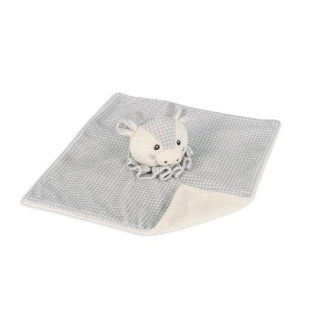 DOUDOU VACA LITTLE BLOOM GRIS