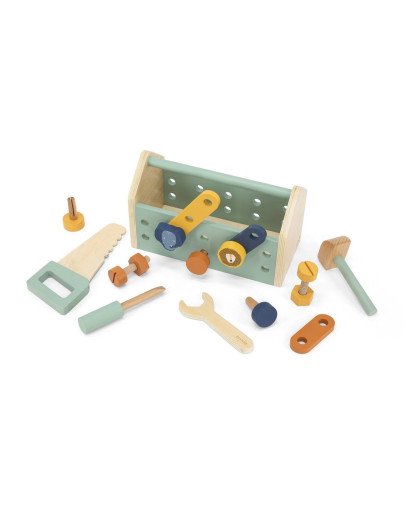 CAJA DE HERRAMIENTAS INFANTIL DE MADERA TRIXI
