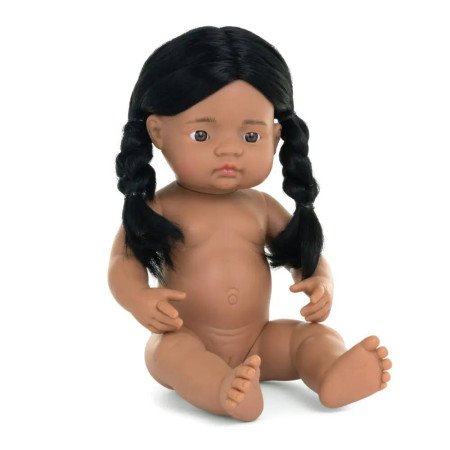 MUÑECO BEBE 38 CM. GAFAS MINILAND