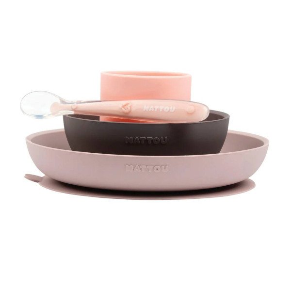 VAJILLA DINNER SET SILICONA NATTOU