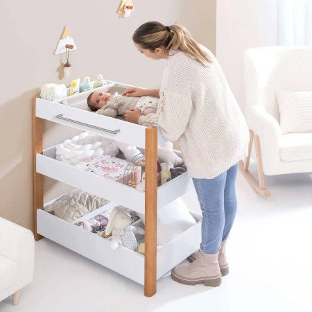 MUEBLE CAMBIADOR CON ESTANTES DADA ALONDRA
