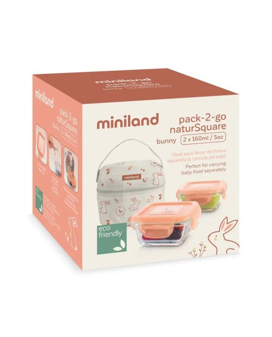 PACK 2-GO TUPPER NATURSQUARE PACK 2-GO TUPPER NATURSQUARE